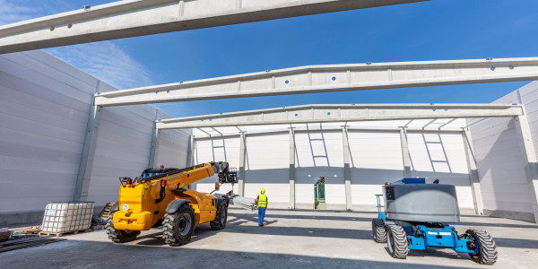 Pintar Fachadas de Naves Industriales, Fábricas y Almacenes en Pirineus · Pintar Construcción de Obra Nueva